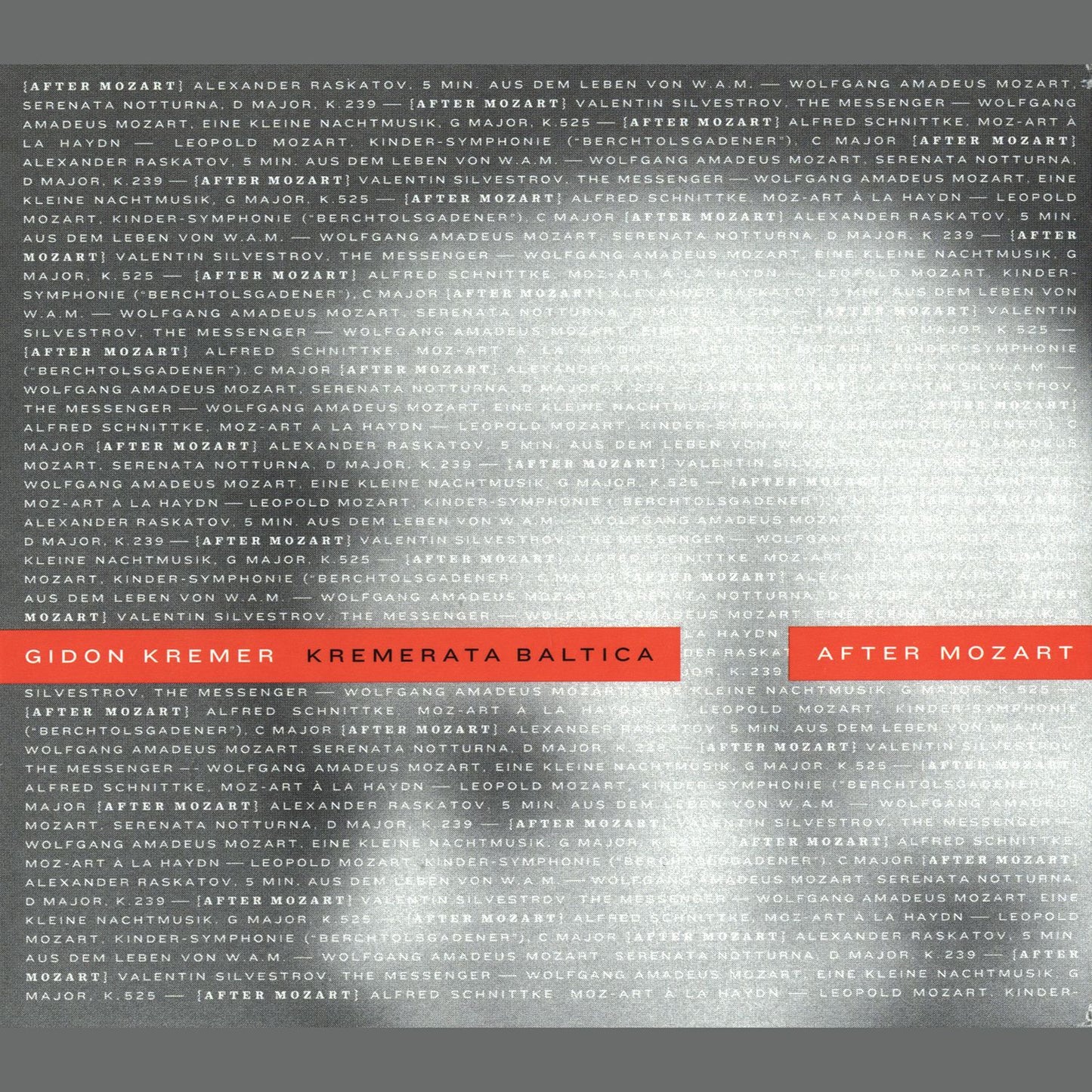 After Mozart Digital MP3 Album