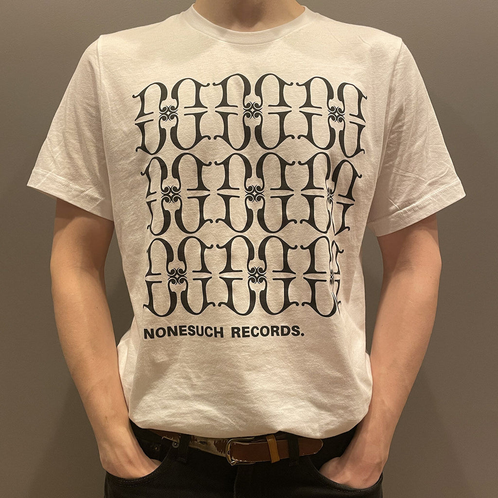 Nonesuch Logo-Lattice T-Shirt (White)
