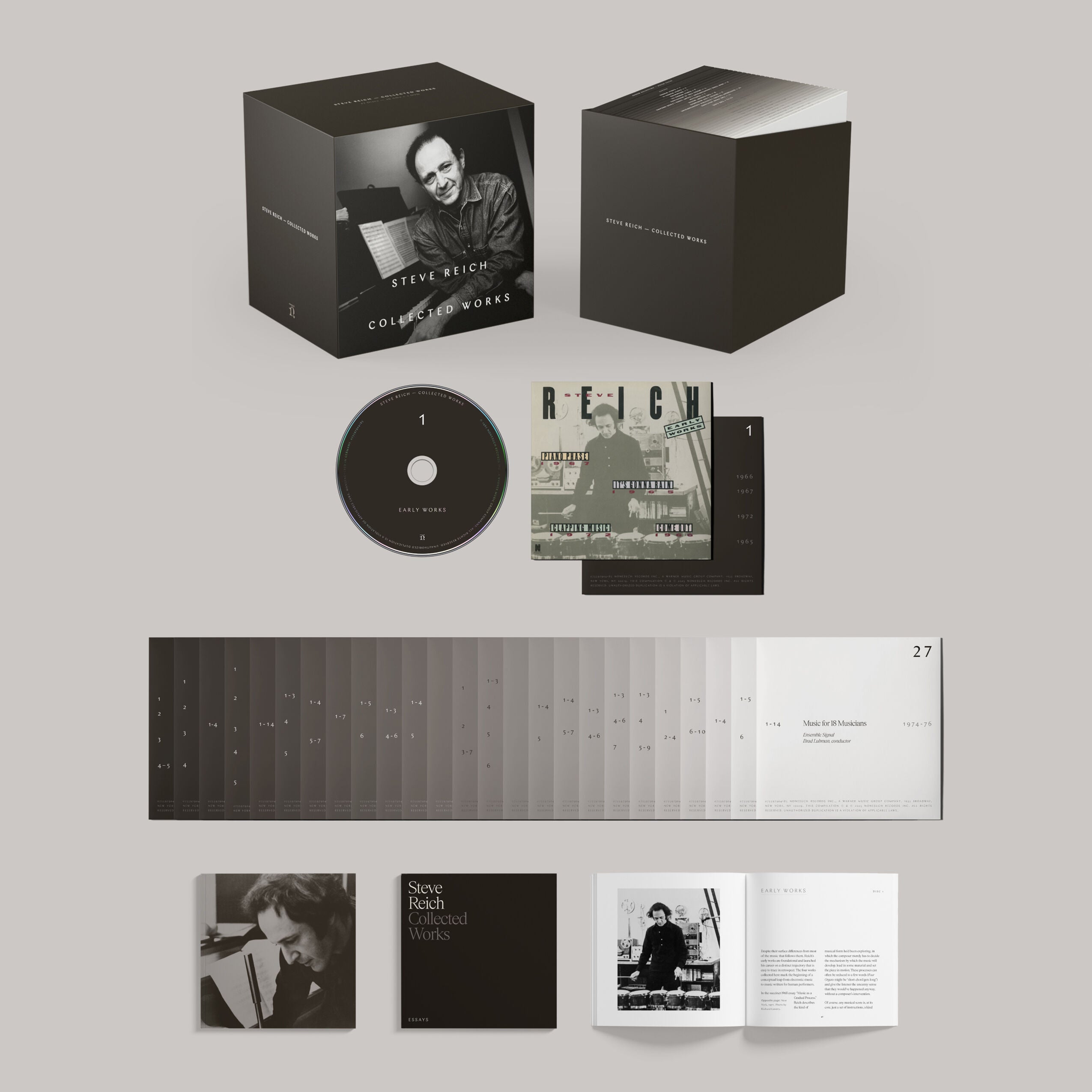 Steve Reich Collected Works 27-Disc Box Set – Nonesuch