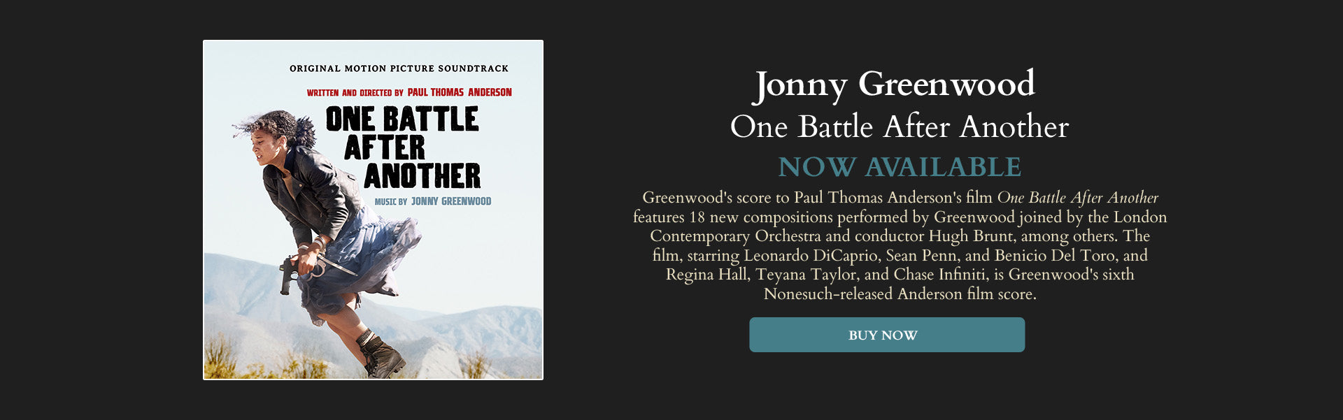 Jonny Greenwood's - One Battle After Another