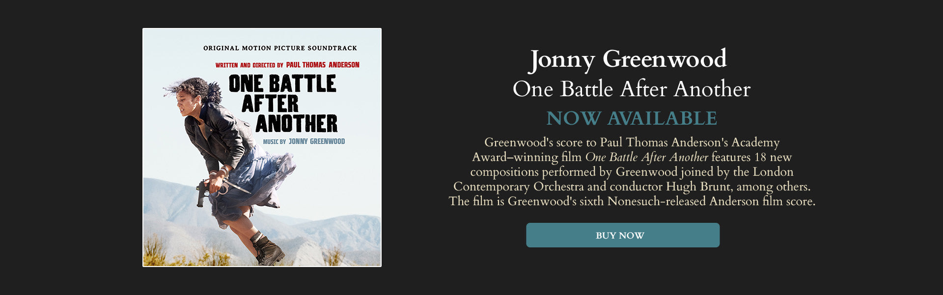 Jonny Greenwood's - One Battle After Another