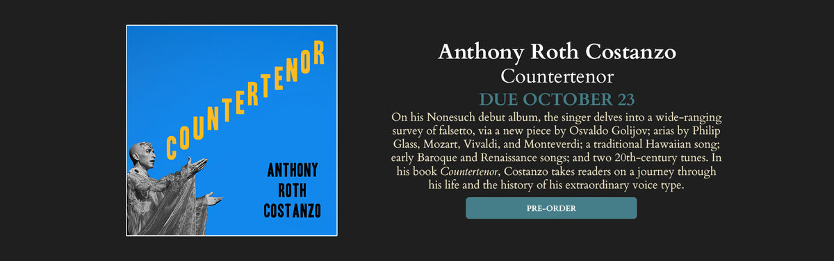 Antony Roth Costanzo Countertenor Due October 23