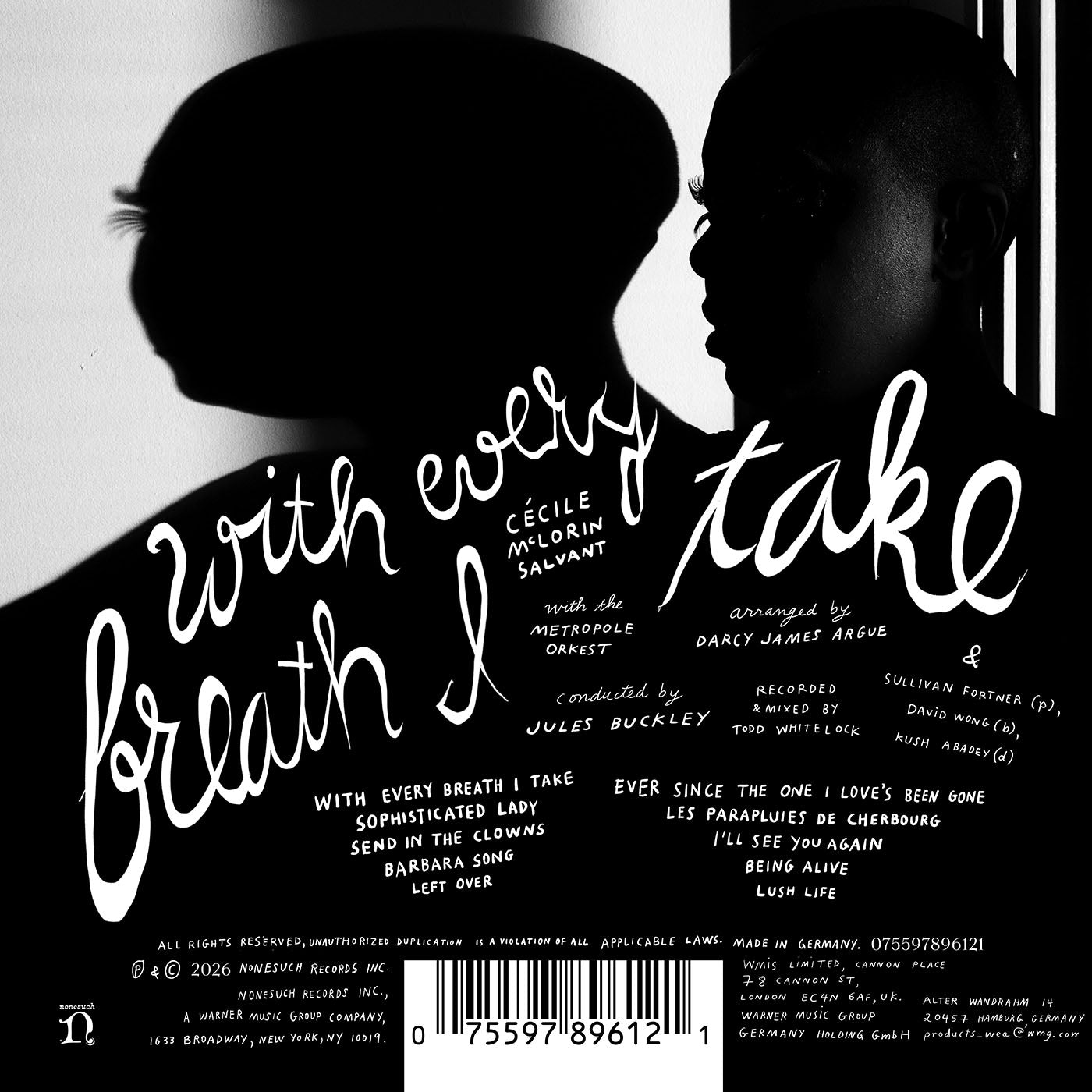 With Every Breath I Take CD + MP3 Bundle