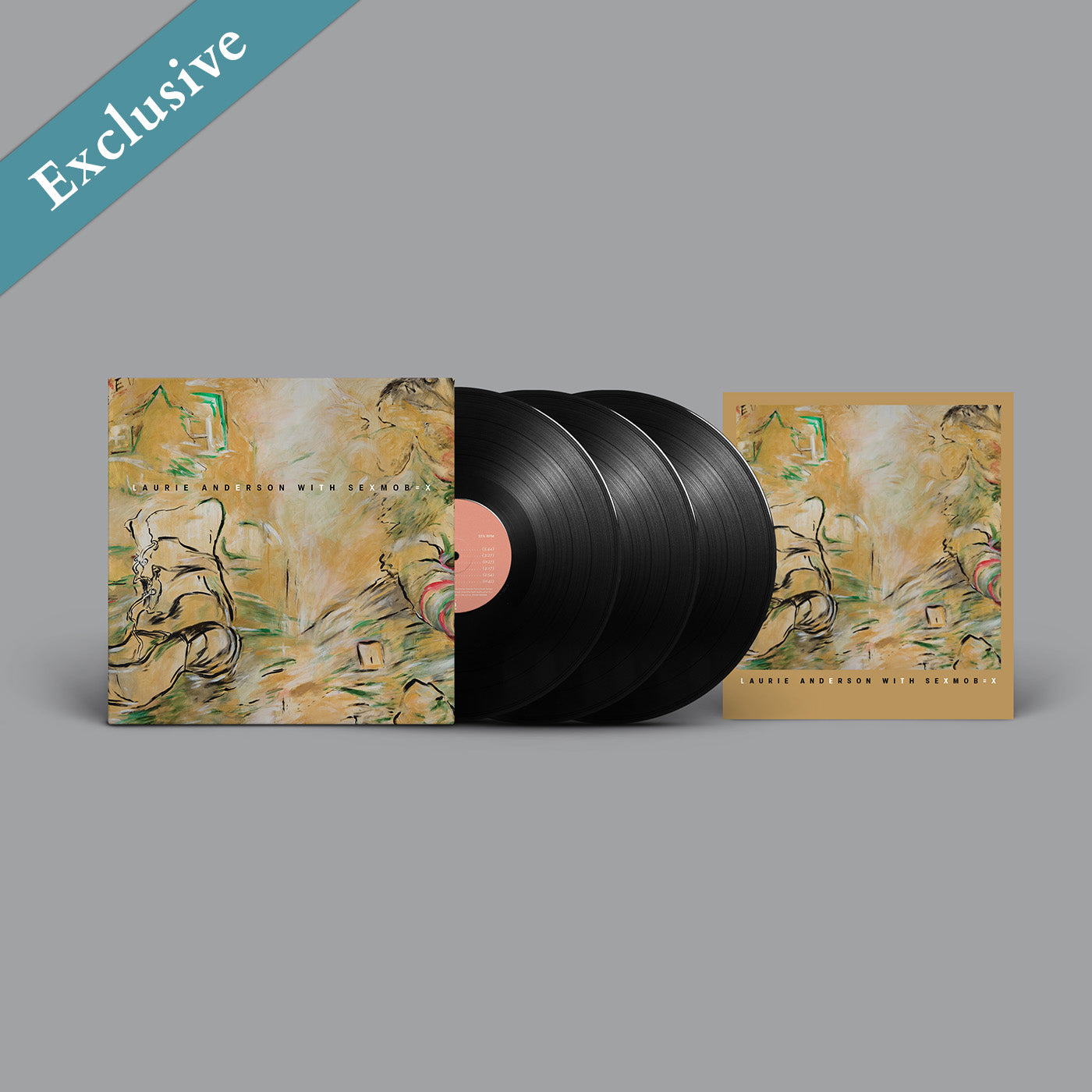 Let X=X (Live) 3LP + MP3 Bundle