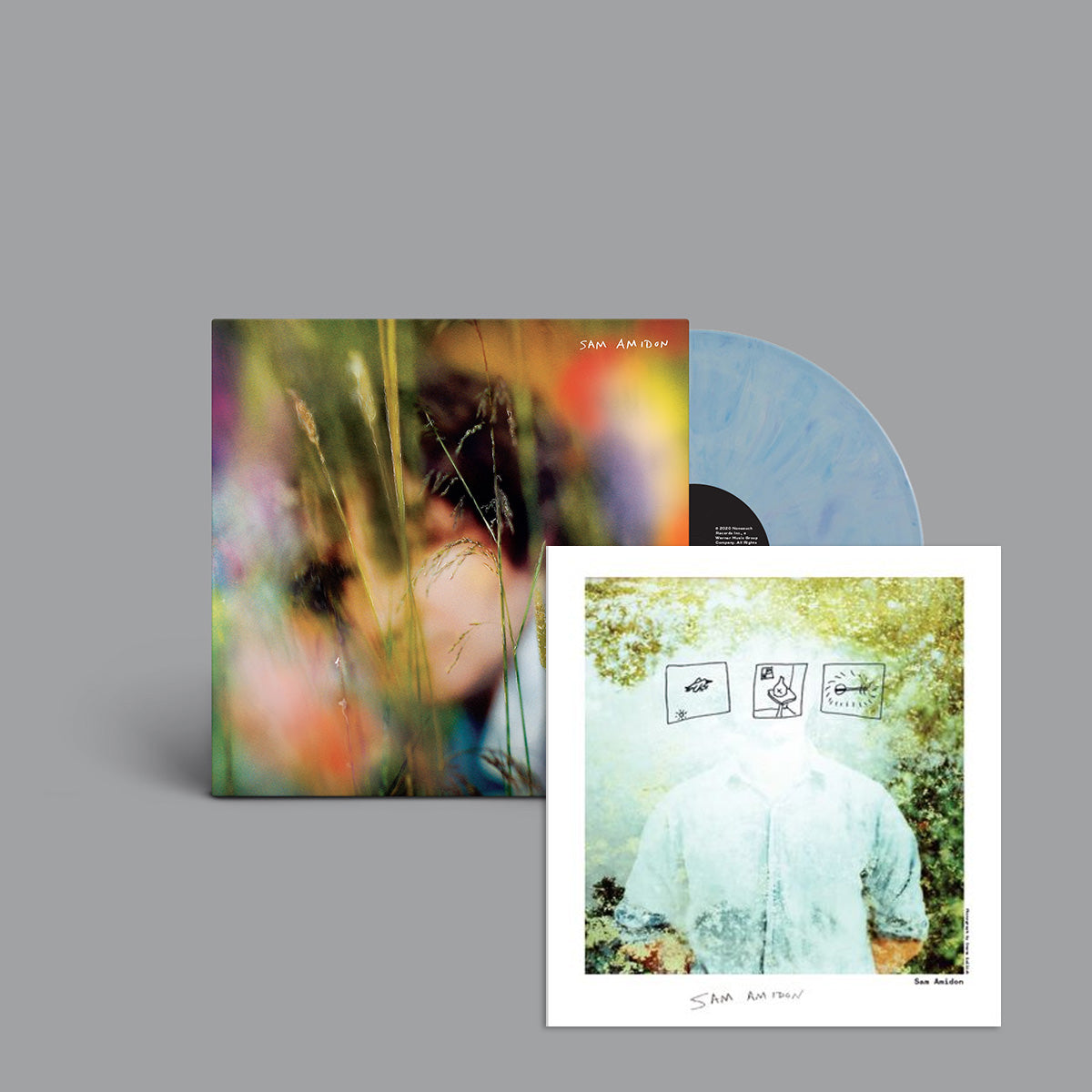 Sam Amidon Blueberry-Marbled LP + MP3 Bundle