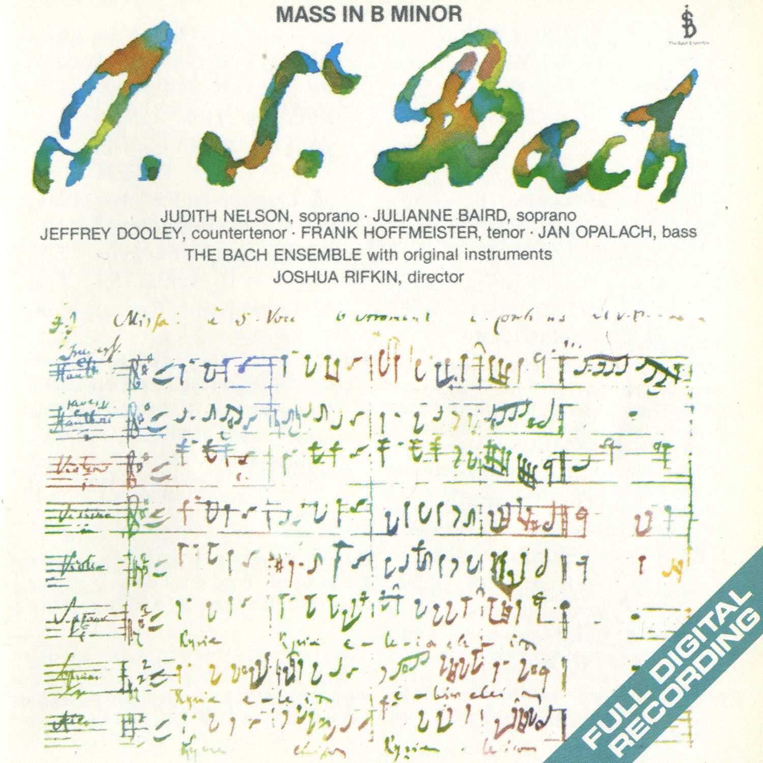 J.S. Bach: Mass In B Minor Ψηφιακό MP3J.S. Bach: Mass In B Minor Ψηφιακό MP3  